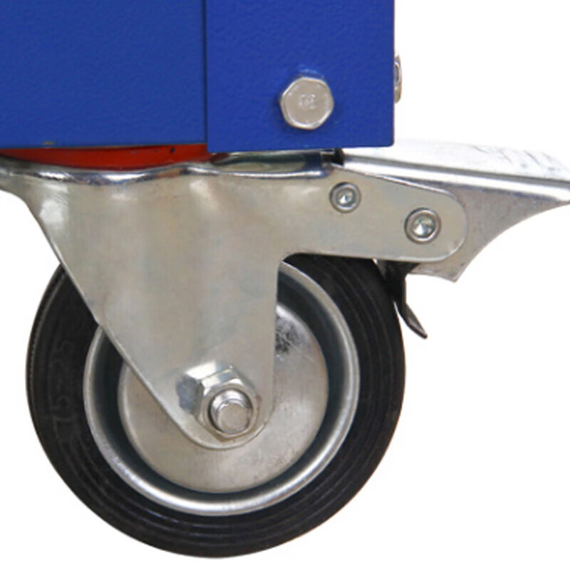 Wenstan maintenance auto repair tool cart blue + back plate multi-functional iron tool cabinet 1 car WST105