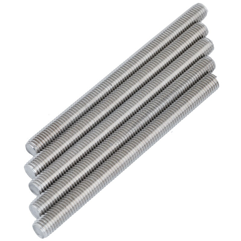 Fengji 304/201/316 stainless steel threaded rod screw 8.8 grade through-wire fully threaded screw M4M5M6M8-M36 M24*2 meters 5 pieces 304 stainless steel