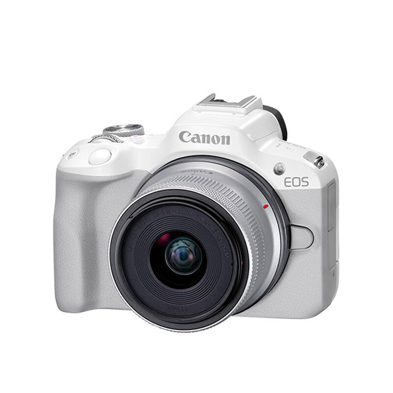 Canon EOS R50+18-45mm R50 Kit White Mirrorless Camera Vlog Portrait Beauty Travel Record Beginner's Guide