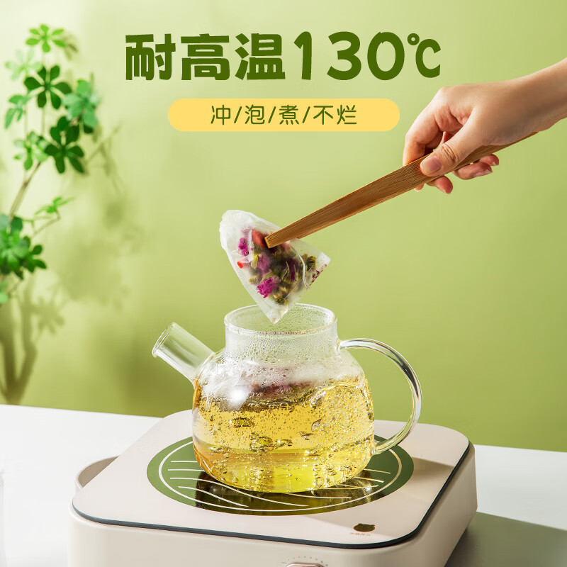 Suncha disposable non-woven drawstring tea bag soup bag seasoning bag filter bag Chinese medicine decoction bag 12*14cm