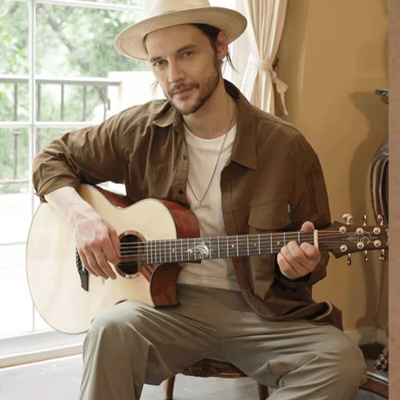 Truman (Trumon) The Truman Dolphin Story 1955TFL full single guitar high-looking advanced folk guitar for boys and girls professional performance 1955TF丨 missing corner 丨original model recommended by the director