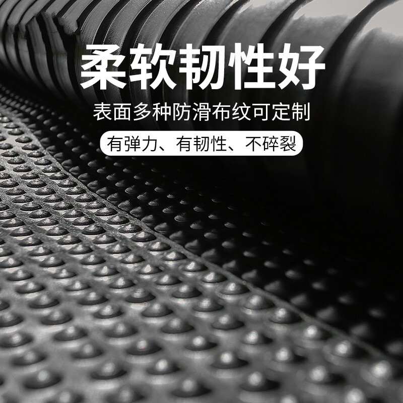 RSRDDY rubber pad thickened rubber pad shock-absorbing pad rubber block buffer pad industrial rubber pad block rubber square pad 150*150*40