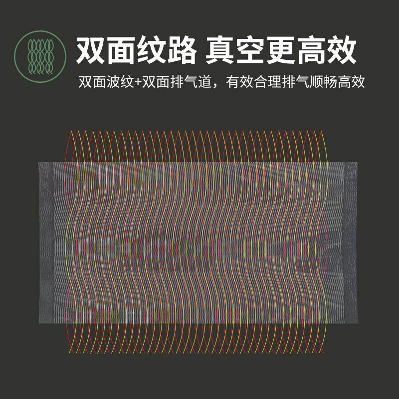 Solis vacuum bag food grade PE transparent sealing machine vacuum fresh-keeping ziplock bag embossed bag reusable 20*600cm