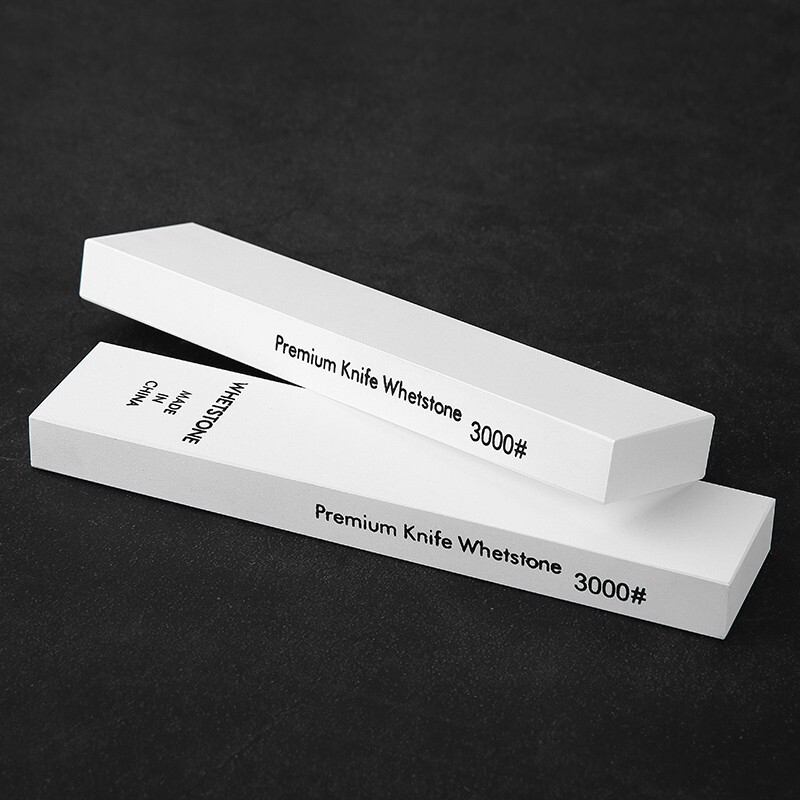 Shinzuo whetstone 3000 mesh oilstone white corundum whetstone household kitchen knife sharpener kitchen knife sharpening tool whetstone