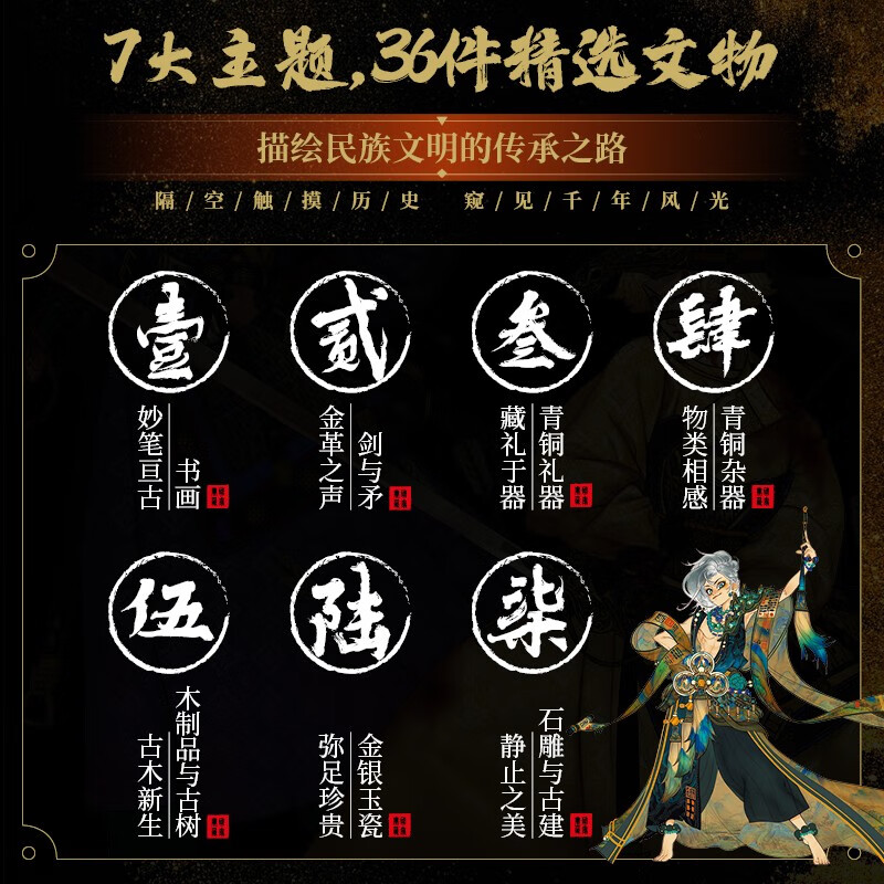 Qi Ling National Treasure Humanoid Design Art Illustration (produced by Shuyi Design)