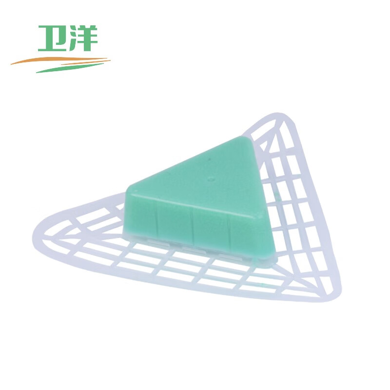 Weiyang WYS-229 men's urinal deodorizing triangular block, toilet fragrance tablet cleaning filter, urinal fragrance block (triangular) 10 pieces