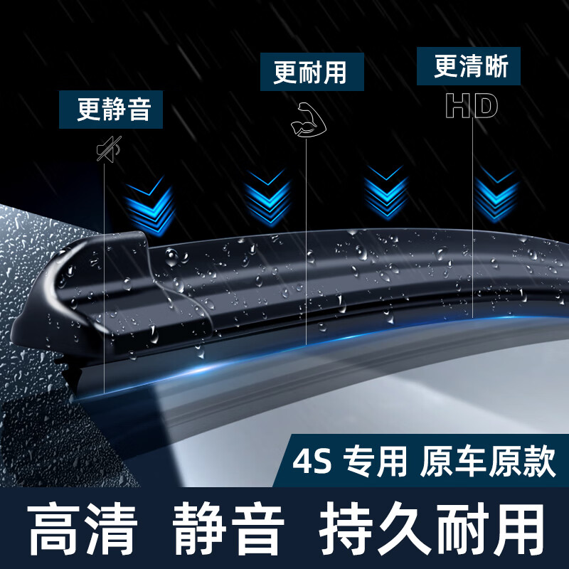 Suitable for BMW 3 Series GT wipers original new 3 Series GT wipers BMW 320i/328i/330i/335i wiper blades 13-21 models BMW 3 Series GT (11-21 models) HD silent type