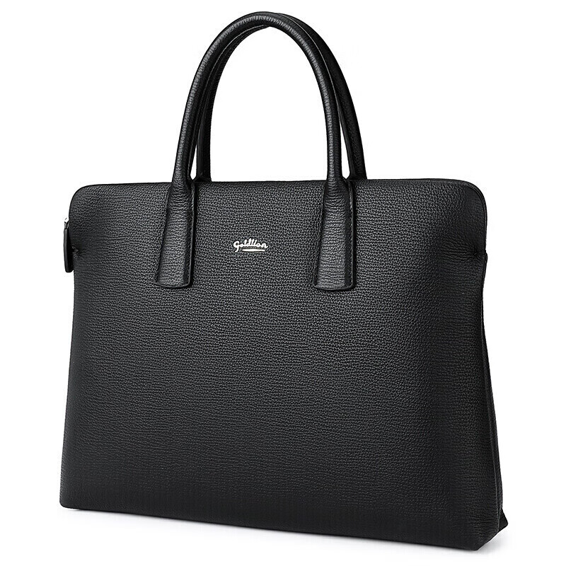Goldlion Briefcase First Layer Cowhide Handbag Business Men's Bag Large Capacity Computer Bag New Year's Gift