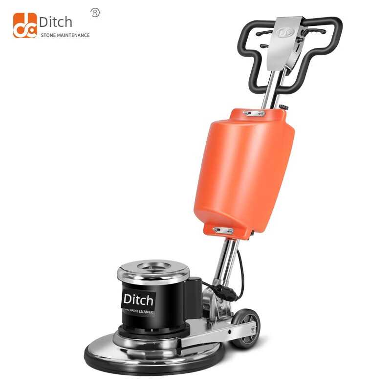 Dichi multifunctional hand push carpet cleaning machine hotel waxing machine single wiper floor brush machine standard accessories (upgraded orange single wiper machine)