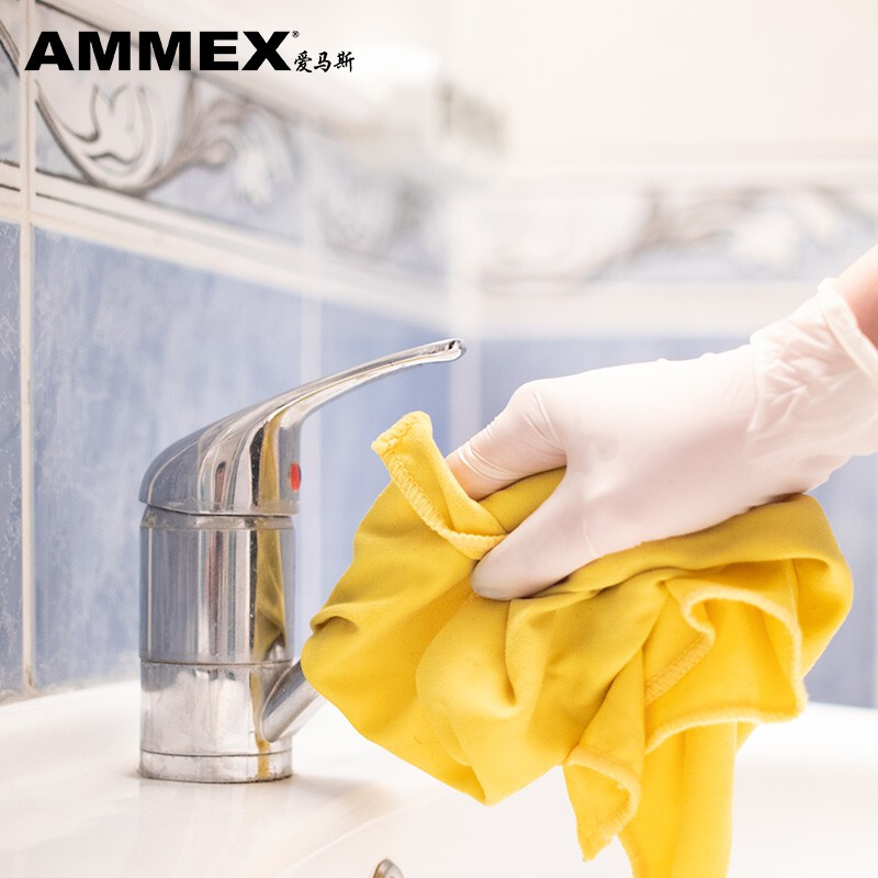 Hermes disposable latex gloves 100 pieces/box milky white TLFT large size L