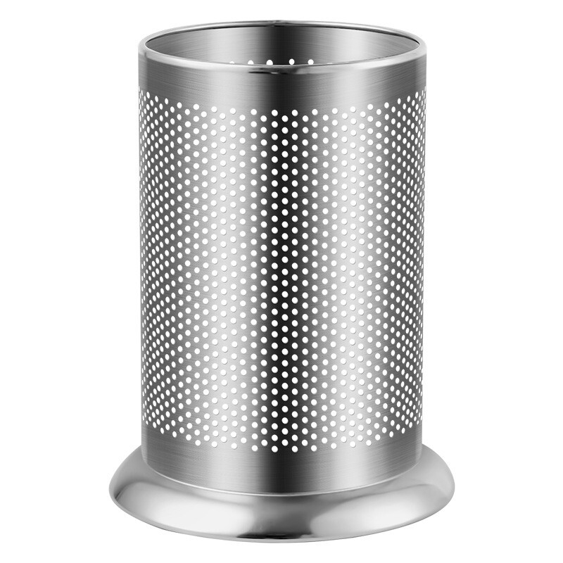 Baijie stainless steel chopstick tube chopstick storage rack chopstick cage tableware tube chopstick rack drain rack single tube