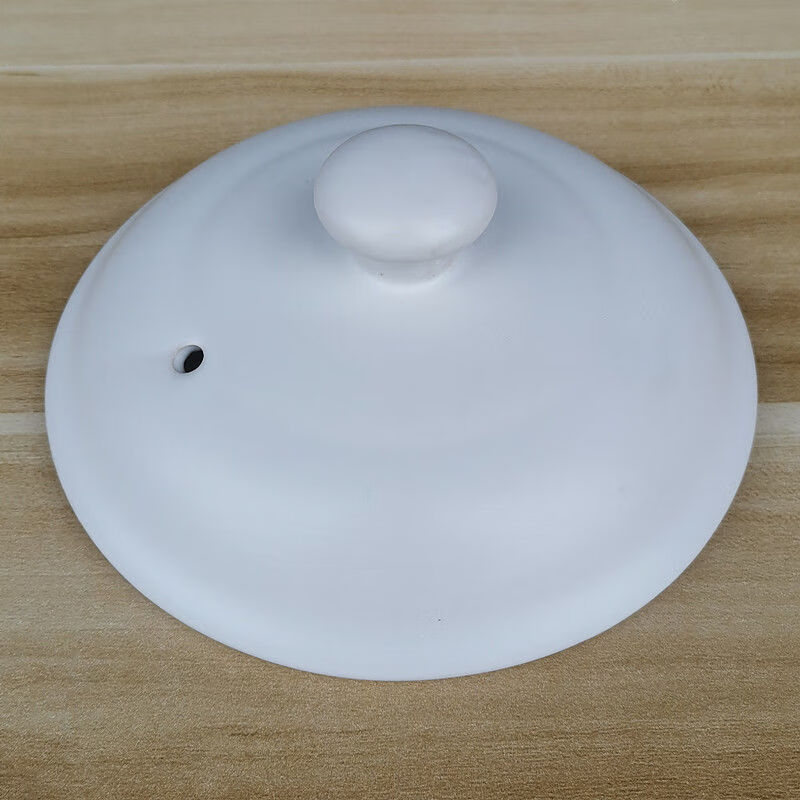 Chaosihui universal ceramic casserole lid accessories black household soup white old-fashioned Chinese medicine high temperature resistant single lid 1 inch white No. 9 lid diameter 16.5cm no card slot
