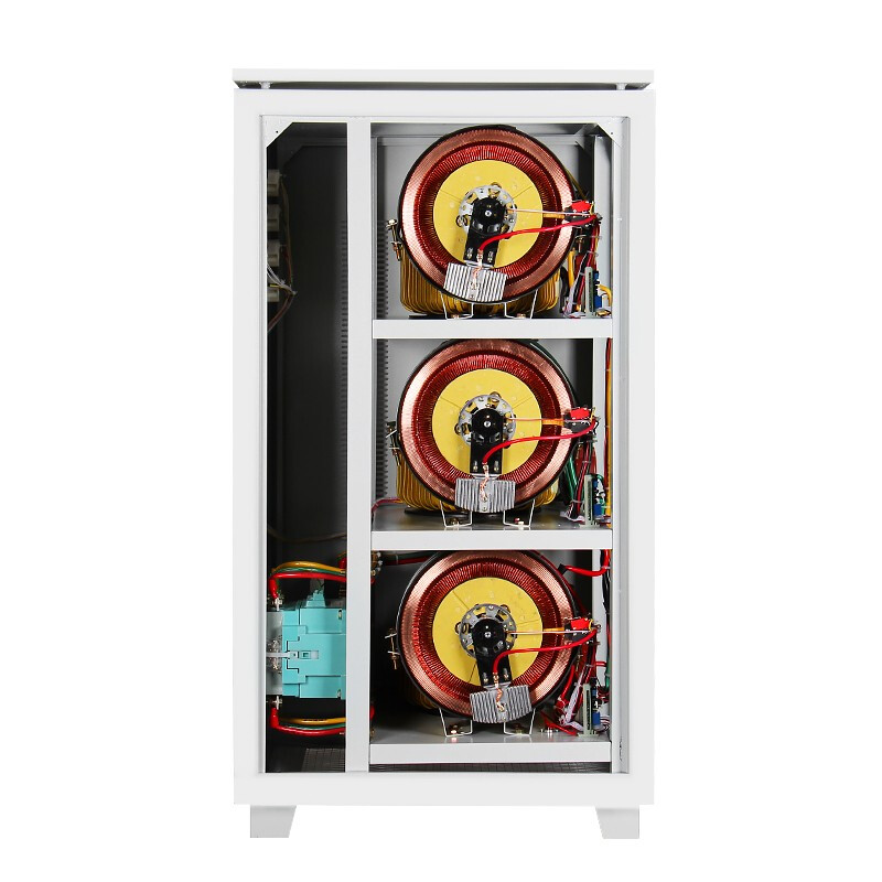RMSPD Shanghai People's Voltage Stabilizer three-phase 380V/TNS-100KVA high-power fully automatic high-precision voltage regulation and stabilization