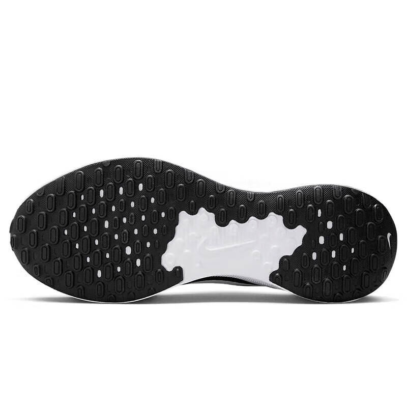 Nike NIKE Men's Running Shoes REVOLUTION 7 Sports Shoes FB2207-001 Black and White 42.5