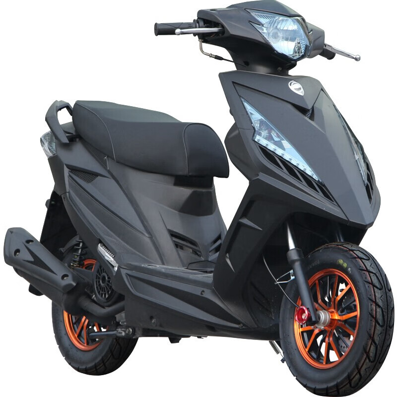 Jiefan (JF) battle speed scooter motorcycle scooter moped street car 125cc fuel mobility scooter matte black standard model