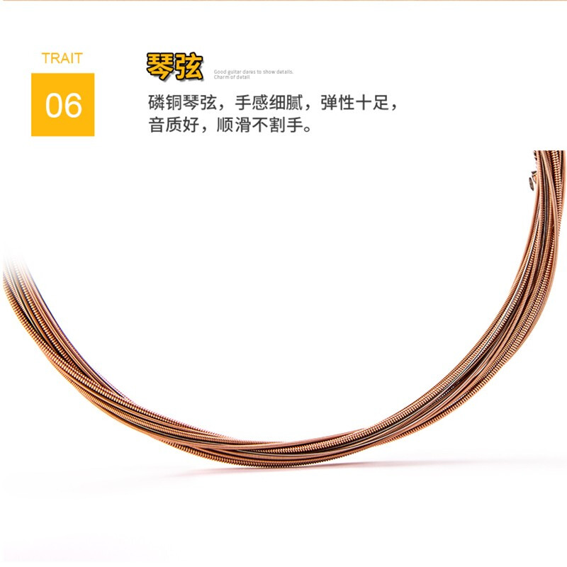 WEIKASI Folk Guitar Beginner Acoustic Guitar Veneer Beginner Entry Practice Guitar Guitar Student Male and Female Instrument 41-inch Sunset Color + Gift Pack Advanced Recommendation