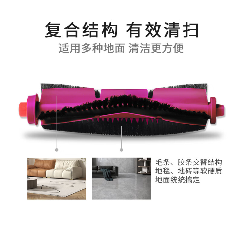 Water wizard is suitable for Midea Lingmo V10 V12 sweeping and mopping robot accessories cleaning fluid consumables mop holder side brush main brush cover filter garbage bag dust bag quarterly pack