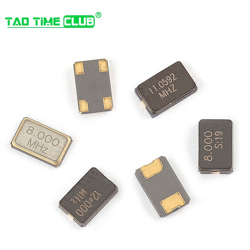 5032 passive crystal oscillator SMD patch 2 pins 8M 10M 12M 16M 20M 24M 25 27 11.059 10M 2 pins (2 pieces)