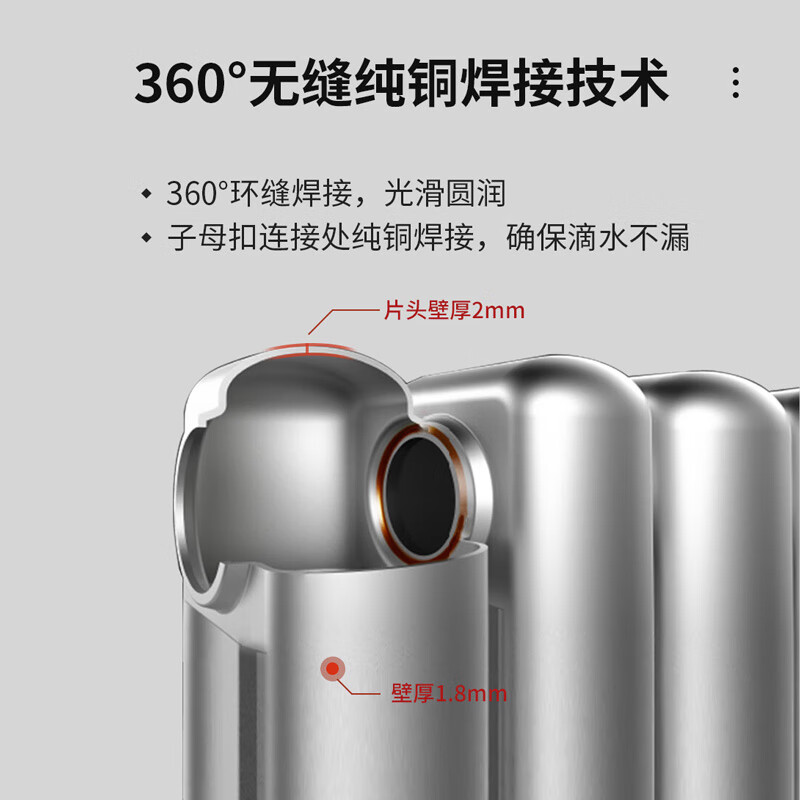 Berson radiator wall-mounted household water heating radiator living room bedroom whole house custom-made steel 60FY1800mm high