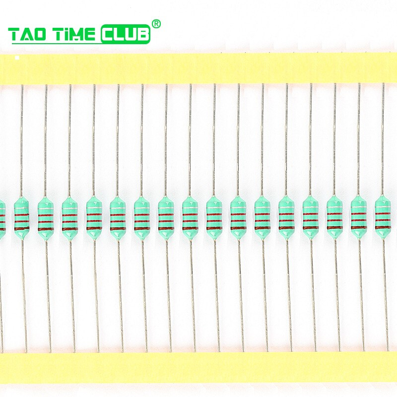 0410 direct plug color ring inductor 1/2W 0.5W color code inductor 1mH 470uH 100uH~4.7mH 50 pieces 180uH (50 pieces)