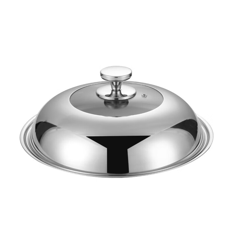 Home KATEI STORY Japanese heightened pot lid 30cm stainless steel household high arch pot lid for cooking with visible high temperature resistant tempered glass lid