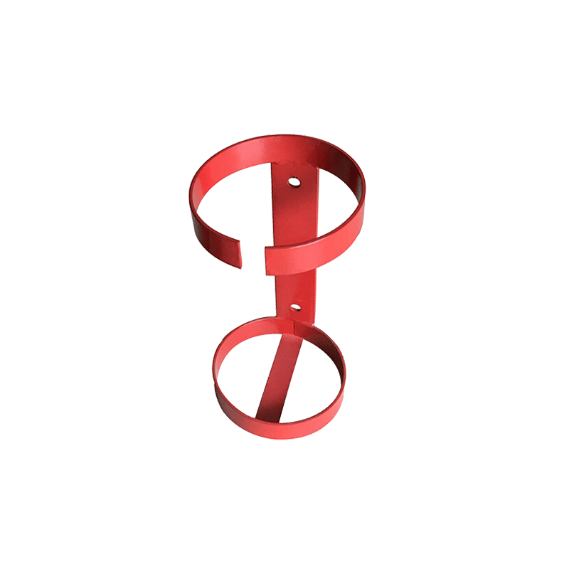 304 stainless steel marine vehicle fire extinguisher fixed bracket hanger universal type 1 kg iron strap (thickened)