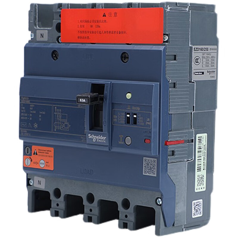 Schneider molded case circuit breaker EZD160E 630A 3P