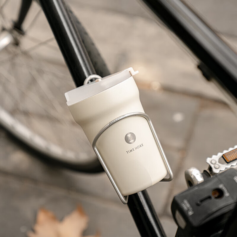 Taimo stainless steel coffee tumbler double-layer water cup ear cup portable ceramic liner coffee cup