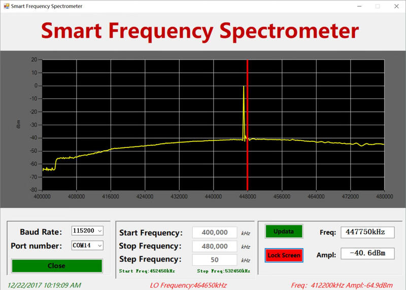 Spectrum analyzer handheld simple spectrum analysis device 10-6000MHz with RF source power meter Freq6000