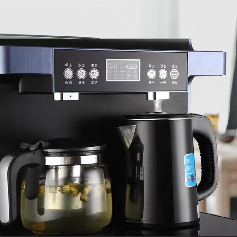 Suitable for camel tea bar machine kettle stainless steel water dispenser universal electric kettle for tea single pot small five-ring blue light glass kettle 1L