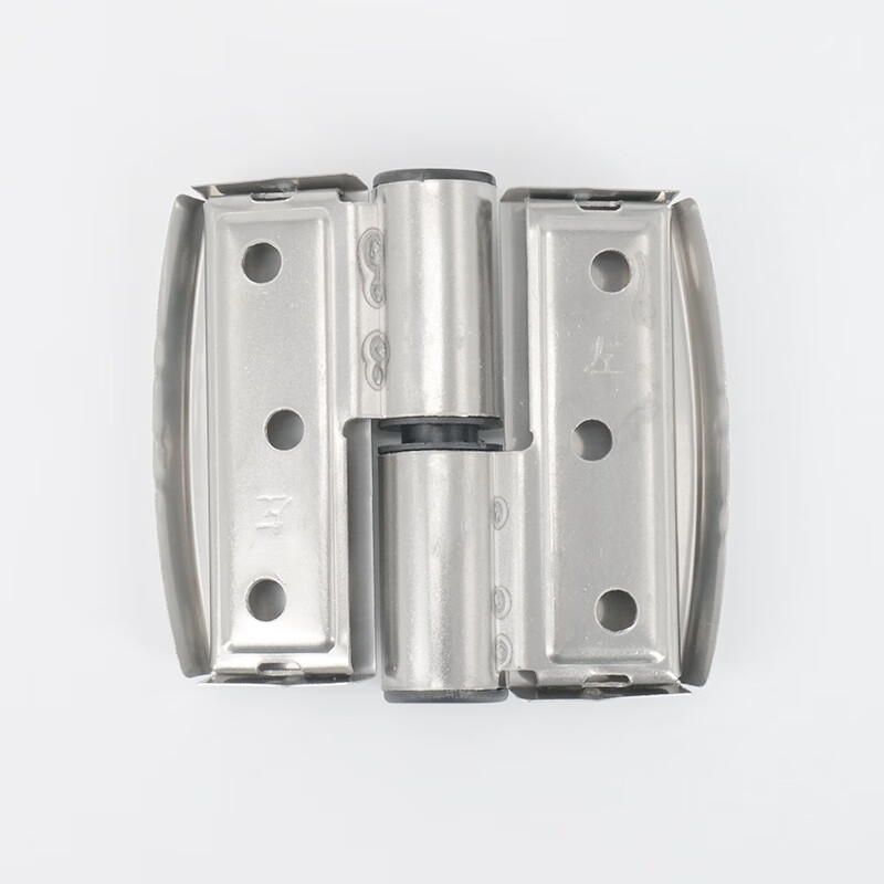 Bingyu stainless steel partition hinge, public toilet self-closing door removable hinge, all stainless steel on the left, 2 pieces BH-587