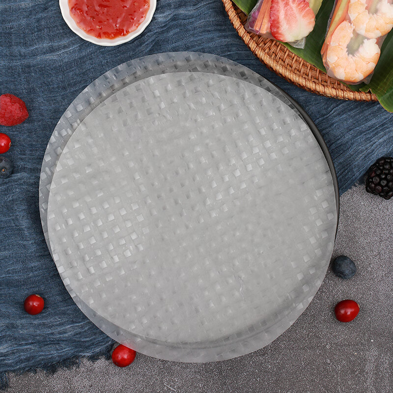 Shui Mama imported from Vietnam, ultra-thin spring roll wrapper 500g, about 57 sheets, 0 fat transparent rice paper wrapper, crystal spring roll wrapper
