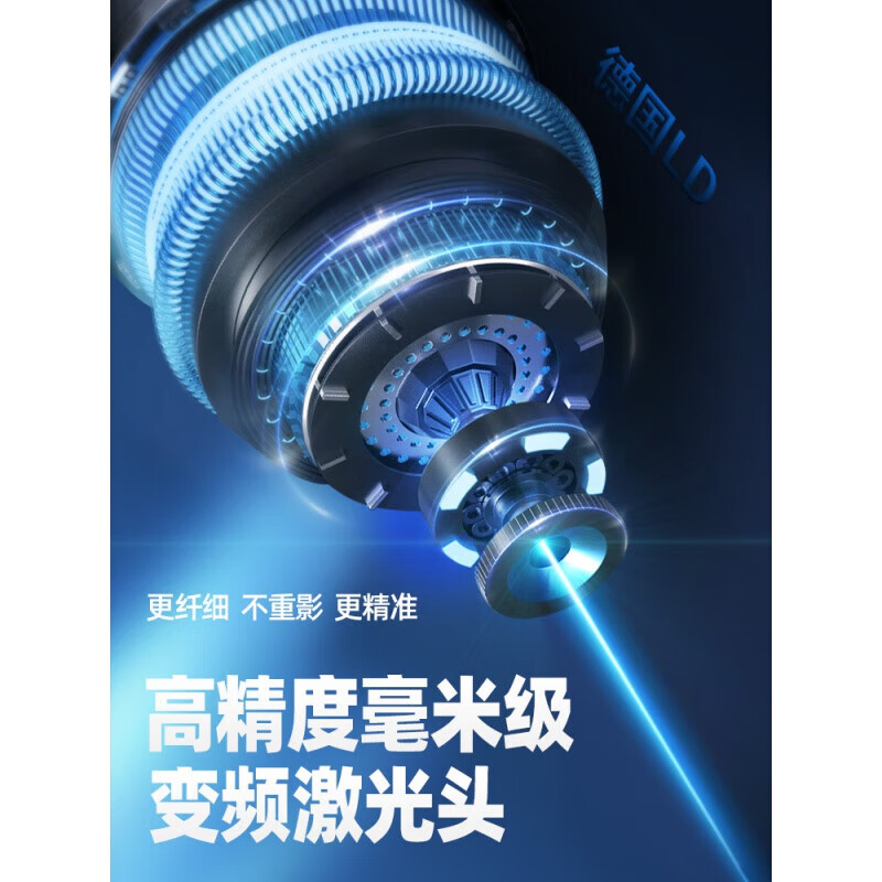 Yagu 12-line green light level meter laser wall-mounted high-precision strong light thin line automatic leveling meter green light 8 lines + red light 12 lines + dual power