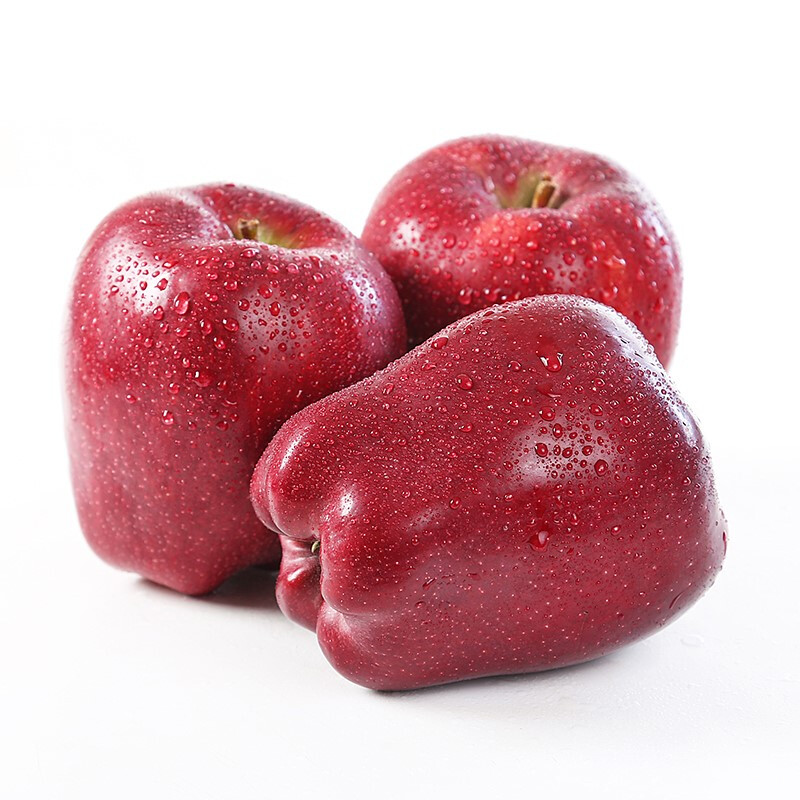 Jingxiansheng Gansu Tianshui Huaniu Apple, big and red, 4 pieces, more than 200g per fruit, fresh fruit