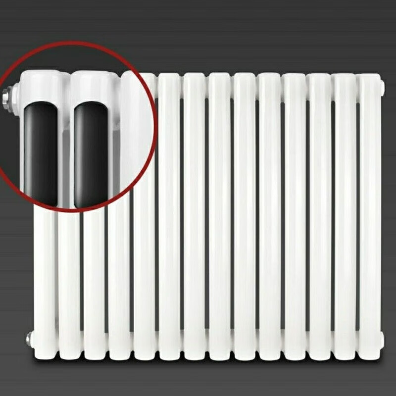 XMSJ household radiator water heating radiator central heating wall-mounted water heating radiator steel radiator center distance total height 47 cm 400mm