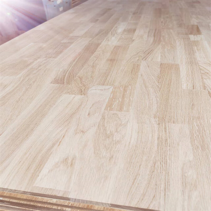 Mexueer European white oak pure solid wood finger-jointed board wardrobe cabinet wall panel whole house custom plate furniture countertop coffee table AA2440*1220*18mm