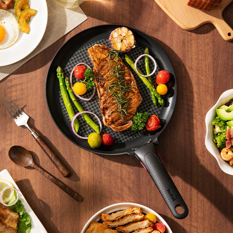 Tefal frying pan removable pancake pan nutritious breakfast pan gas oven universal titanium non-stick frying pan