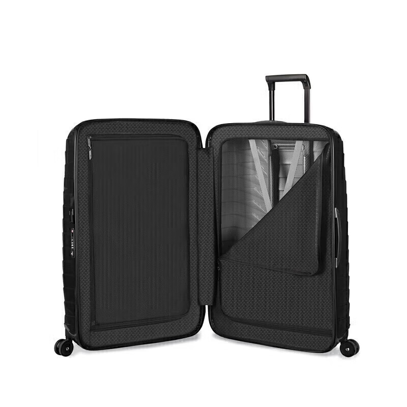 Samsonite suitcase 20-inch trolley suitcase, armor suitcase, innovative material suitcase CW6 black boarding code box