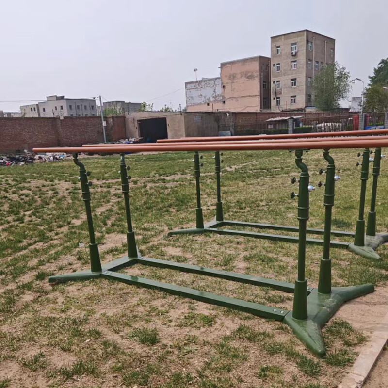 YO JI LI parallel bars standard training parallel bars fitness adjustable parallel bars parallel bars swallowtail green