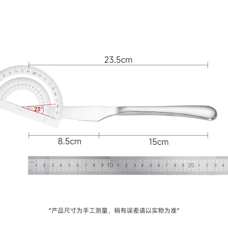 Edo304 stainless steel western steak knife and fork 410 stainless steel table knife set main table knife + main table fork + gift box