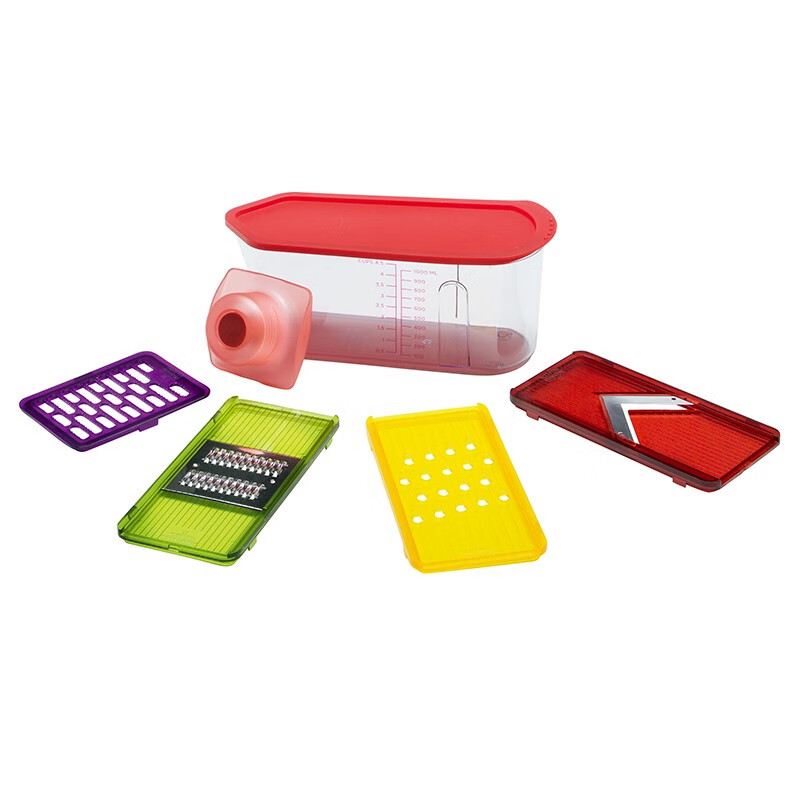 Swiss KUHN RIKON potato shreds kitchen vegetable cutting tool multi-functional grater grater scraper household grater box 4-in-1 grater box