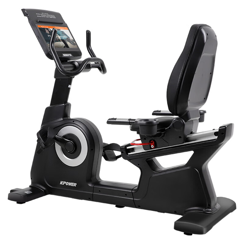 Kanglajia K9003RW horizontal exercise bike home gym commercial self-generated power bike red