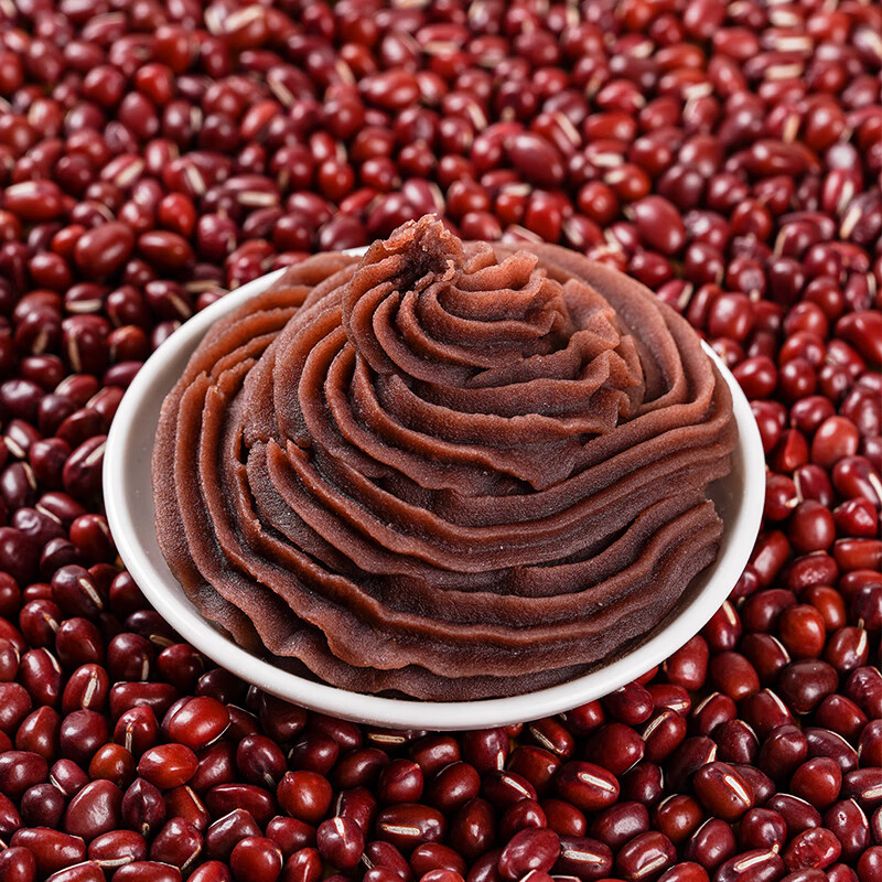 Baizuan household baked red bean paste filling 500g low sugar washed ingredients bean paste bun bread pastry ingredients