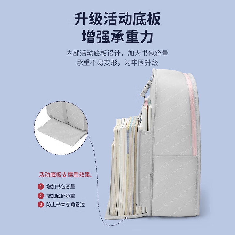 Golf (GOLF) schoolbag primary school girl children's backpack 1-4-6 grade burden reduction spine protection large capacity high appearance lightweight