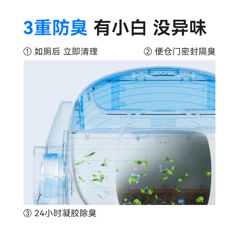 CATLINK Intelligent Fully Automatic Cat Litter Box Electric Fully Enclosed Odor-proof Cat Toilet Plus Pedal Set