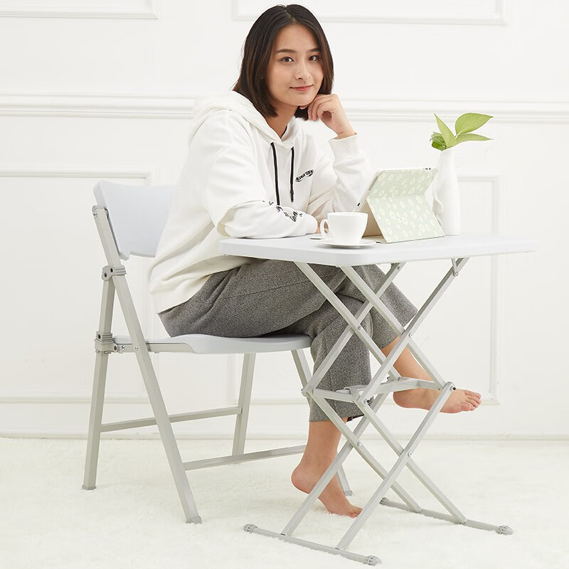 Dr. MENGBOSHI Computer Desk Folding Desk Learning Desk Lift Desk Removable Multi-Purpose Bed Simple Small Table Simple White Three Gears