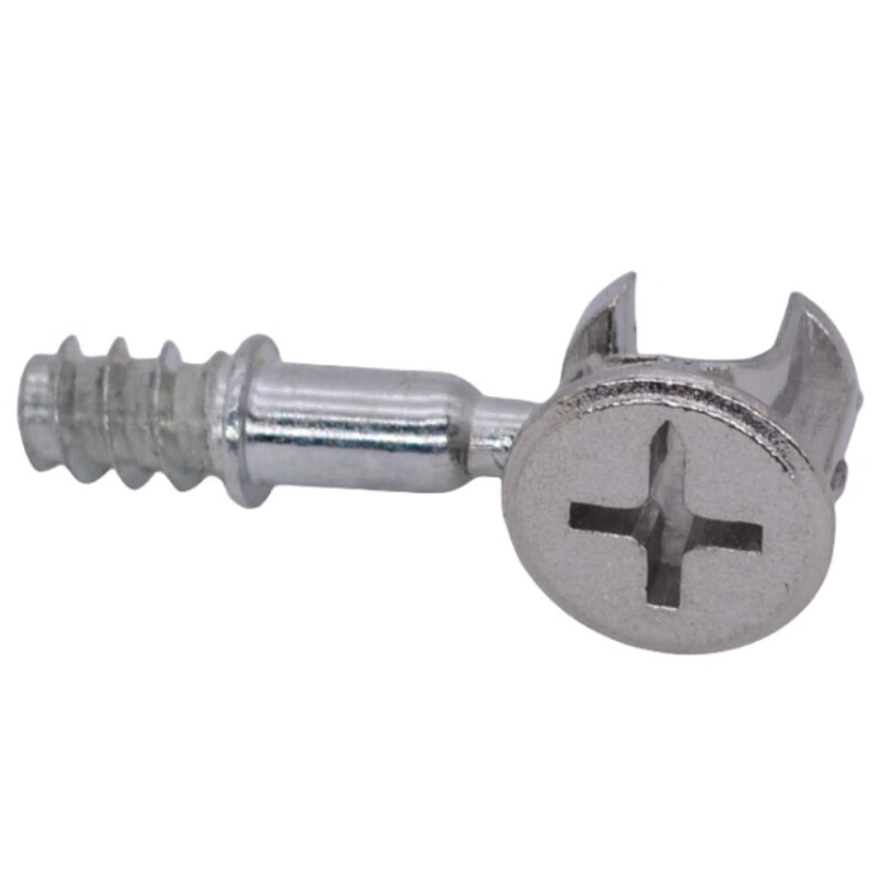 Phil solid thickened two-in-one connecting piece furniture hardware bedclothes cabinet fastening eccentric wheel self-tapping iron rod nut assembly self-tapping rod + diameter 13 eccentric wheel = 10 sets quantity