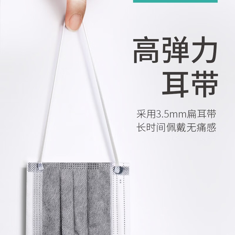 Mingdian's top-grade anti-formaldehyde five-layer disposable activated carbon mask prevents indoor odors, prevents dust and haze, and is individually packaged