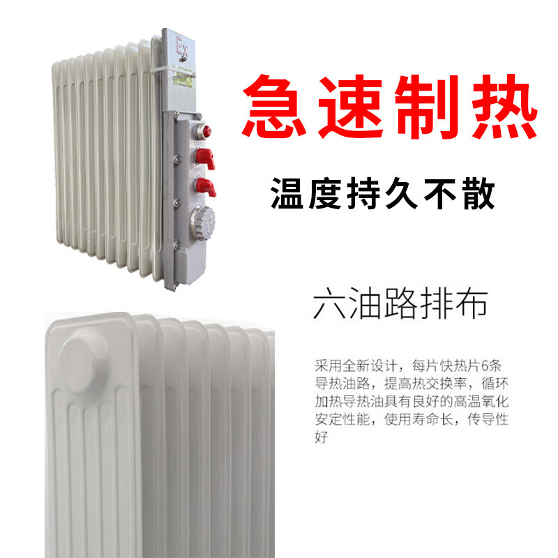 1 Explosion-proof electric heater 000 Mobile electric heating oil heater 9 pieces 11 pieces 1 piece closed heater 0 BDR-51/IIB T3/T4 3000
