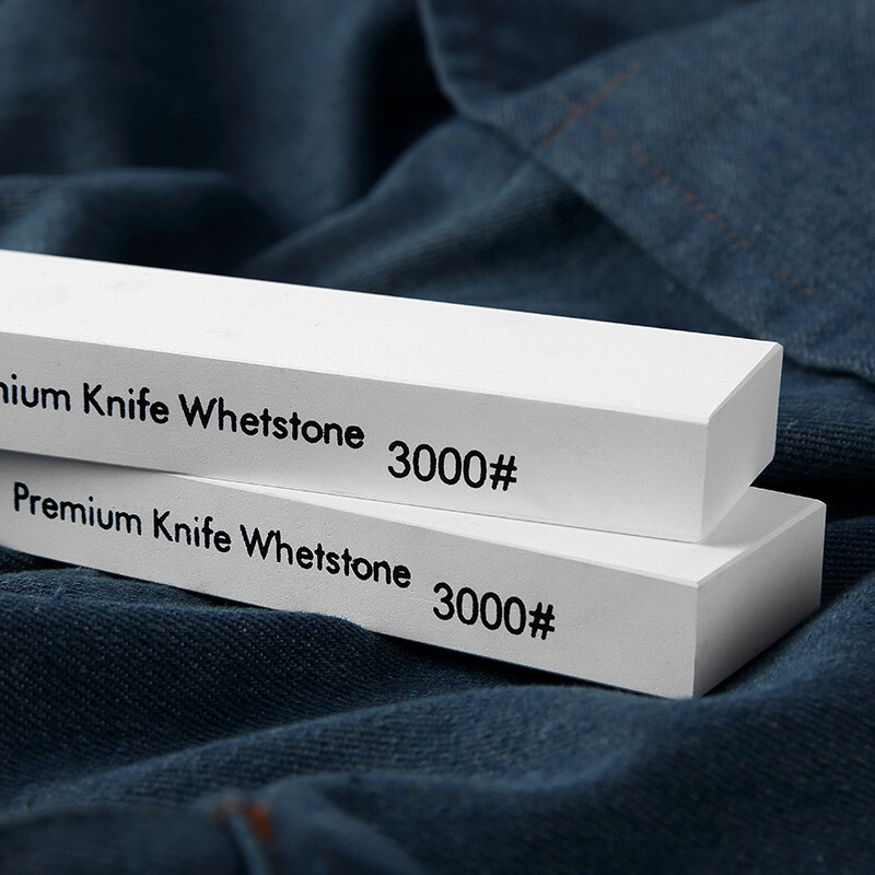 Shinzuo whetstone 3000 mesh oilstone white corundum whetstone household kitchen knife sharpener kitchen knife sharpening tool whetstone